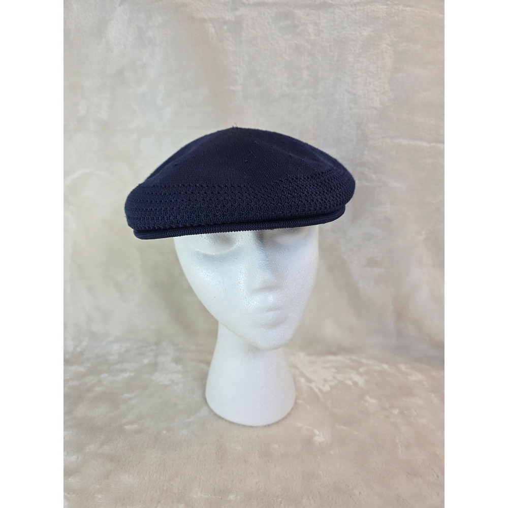 Kangol Tropic 504 Ventair Flat Cap‎ Navy Blue Men's Small
